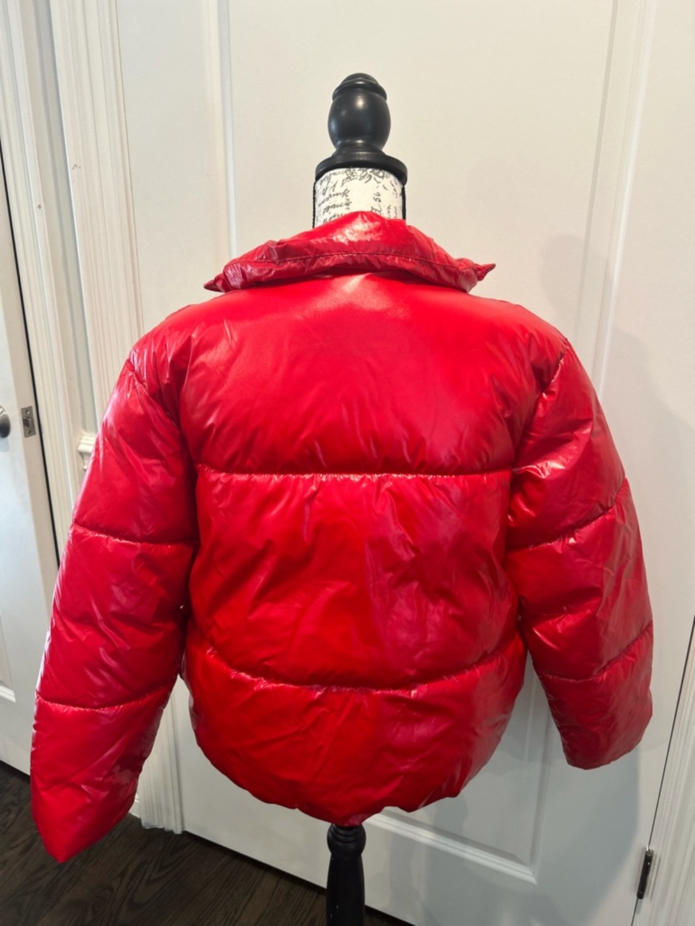 Target Red Women's Puffer Jacket - Picture 2 of 3